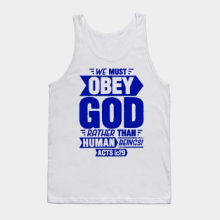 Acts 5:29 Tank Top